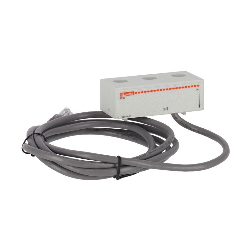 Transf de Corriente Electronico Trifasico 125A, con Cable RJ45 2M EXS3125 — Lovato — Lovato