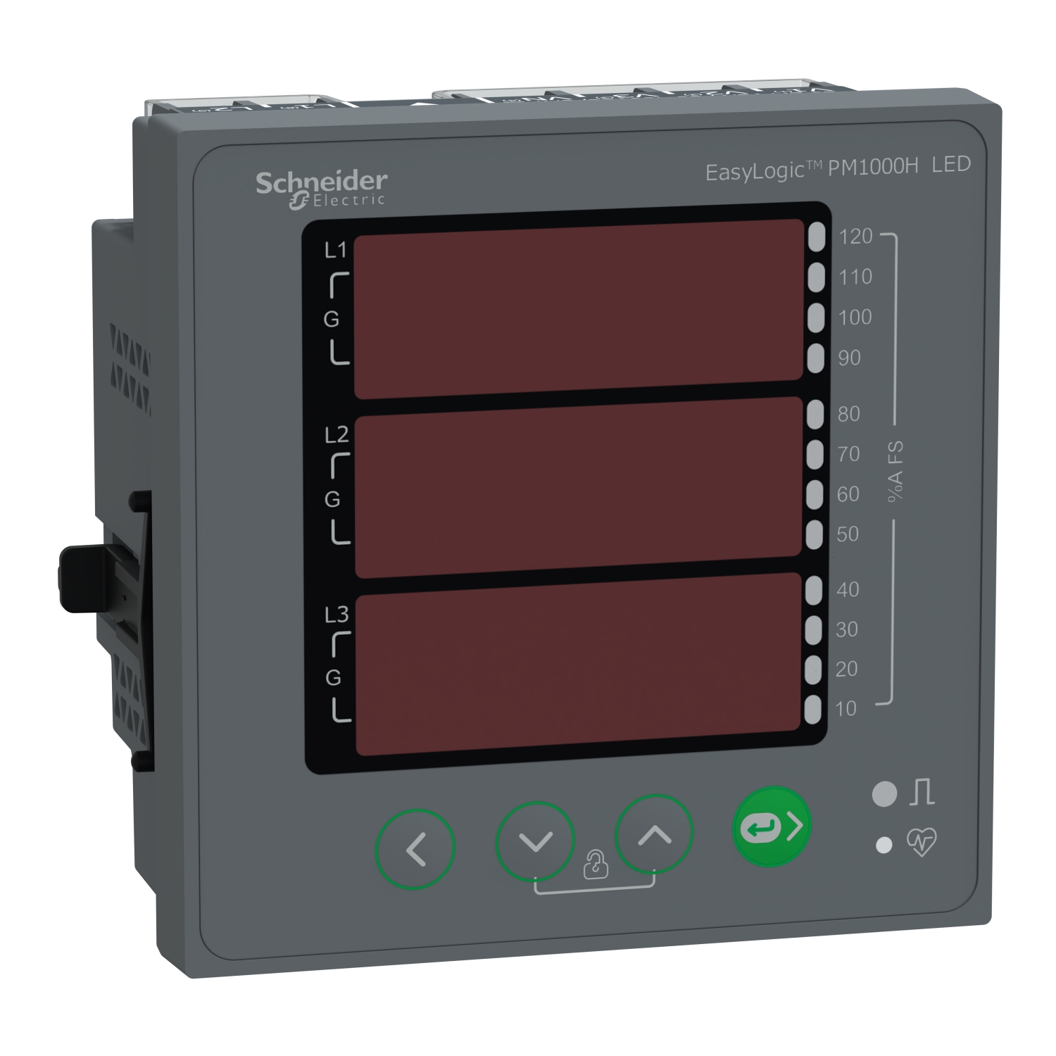 Medidor de Montaje de Panel Easylogic, Clase 0,5, RS485, LED METSEPM1125HCL05RD — Schneider Electric — Schneider Electric