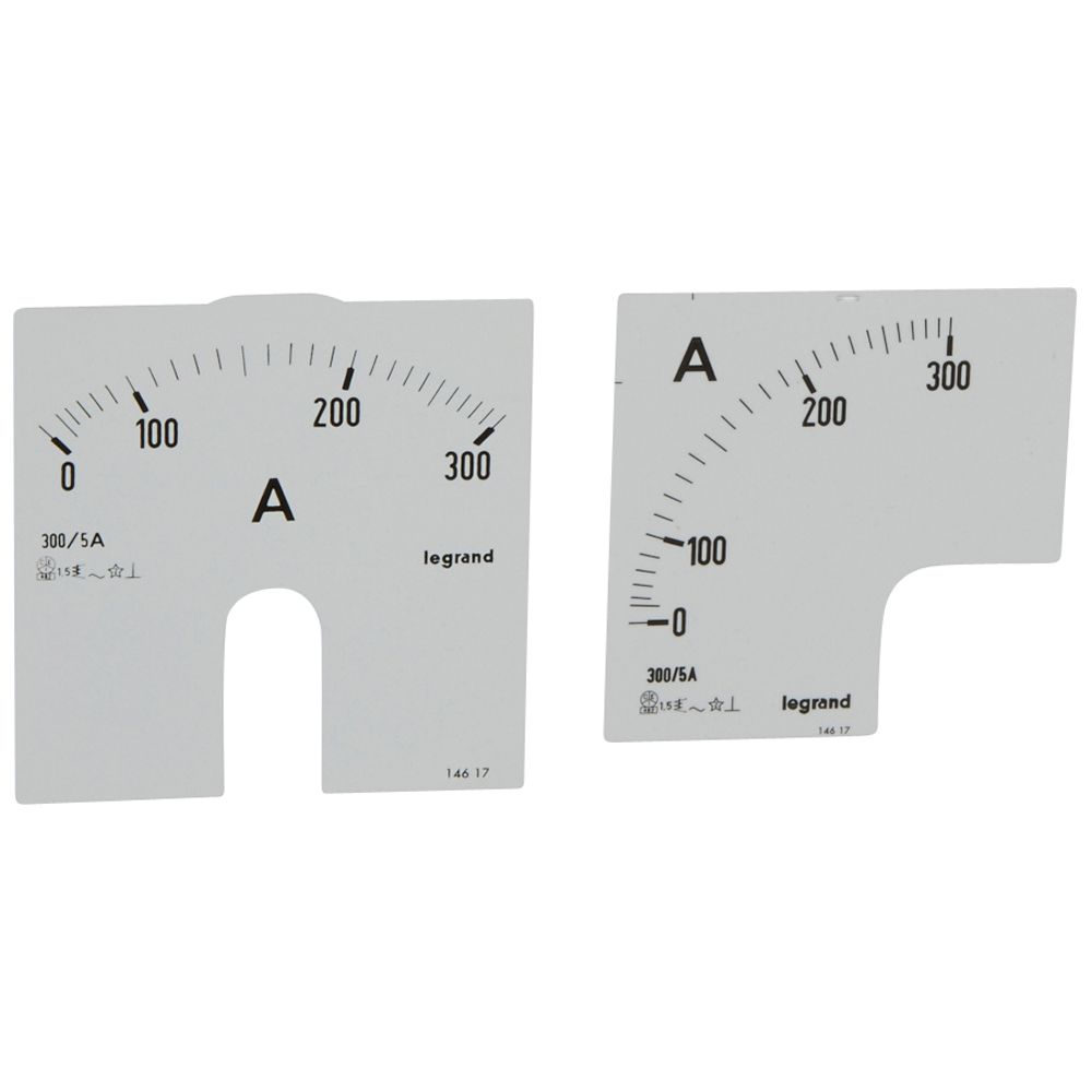 Cuadrante de Medida para Amperimetro Analogo 0-300A. 14617 — Legrand — Legrand