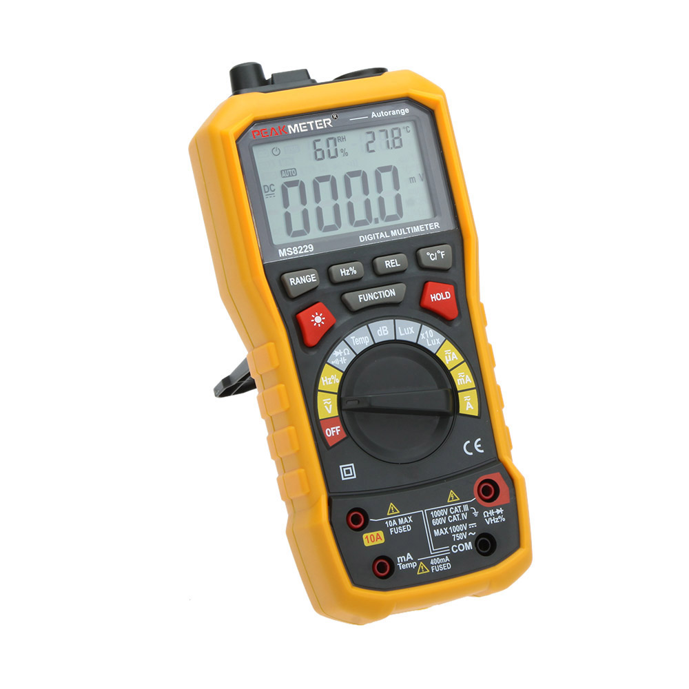 Multimetro con Temp Db Lux Hr Dmm 2021029 — Peakmeter — Peakmeter