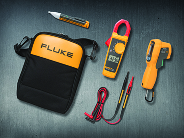 Kit Compuesto por Termometro IR, Pinza Amperimetrica y Detector de Voltaje 62MAX+/323/1AC 62MAX_323_1AC — Fluke — Fluke