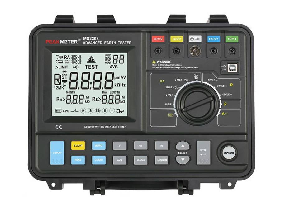 Medidor Resistencia a Tierra 2015029 — Peakmeter — Peakmeter