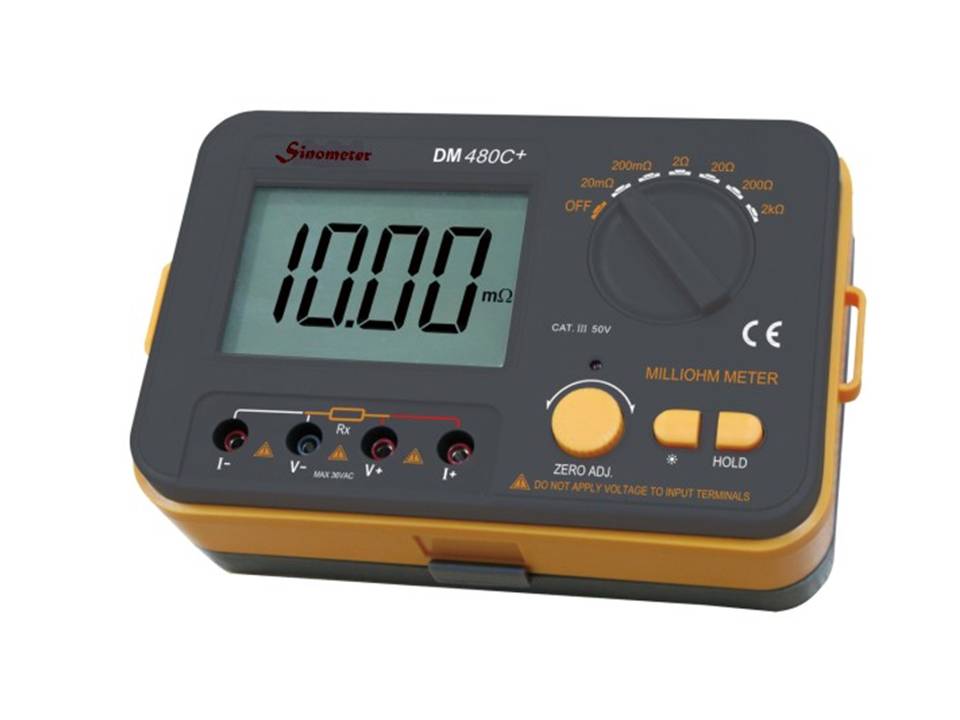 Medidor Digital de Mili-ohm Sinometer 2016029 — Peakmeter — Peakmeter