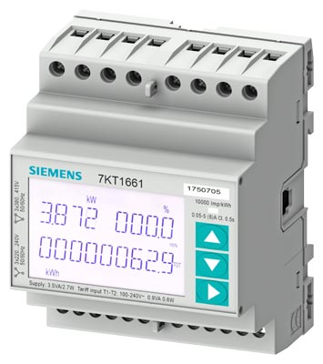 Medidor Multif Sentron 230V 5A PAC1600 Modbus Rtu Perfil 7KT1661 — Siemens — Siemens