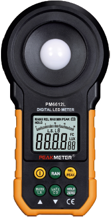 Luxometro para LED 2026429 — Peakmeter — Peakmeter