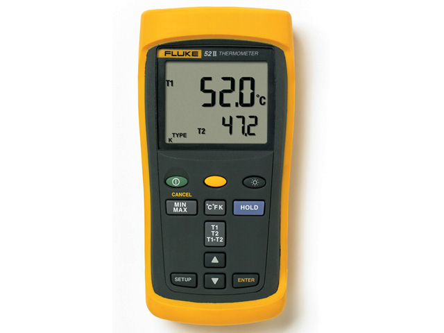 Termometro Digital Doble Entrada 52 Ii 52-2 — Fluke — Fluke