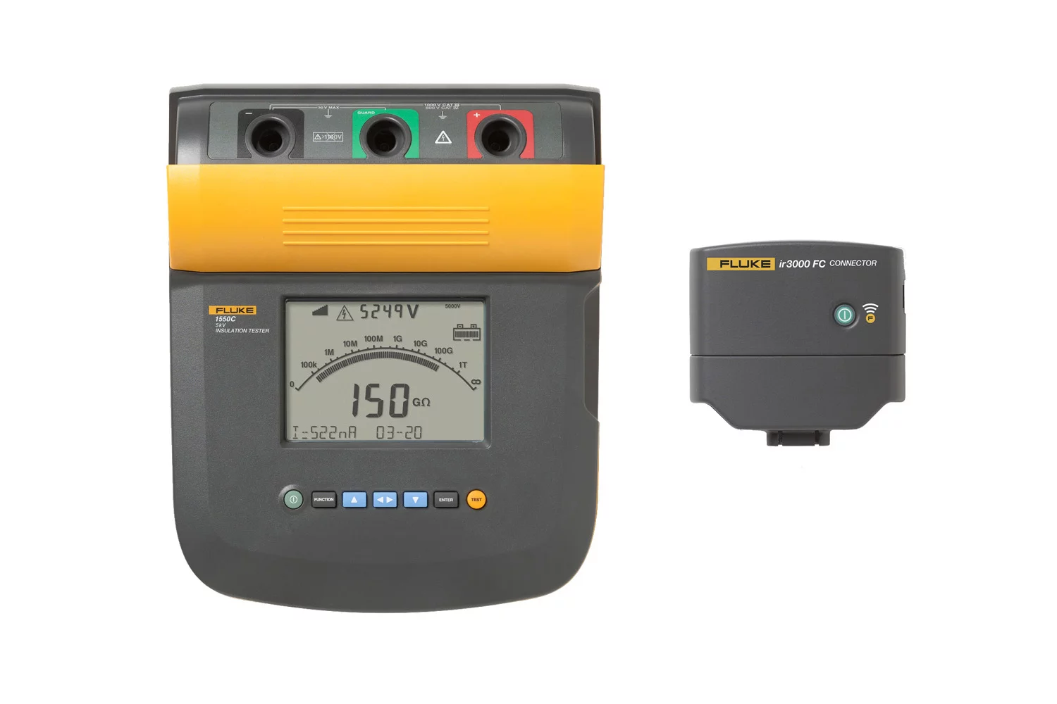 Flk Cert de Calib Med Res Aislacion 1555 Cert 1555 — Fluke — Fluke