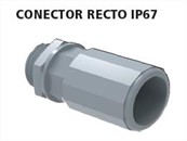 Conector Recto Libre de Halogeno 50mm IP67 300001367 (40150210) — Otras Marcas