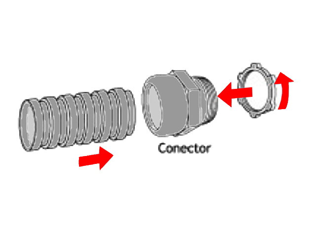 Conector P/fl Sin Pvc 3/4 C34 — Ahosa — Ahosa