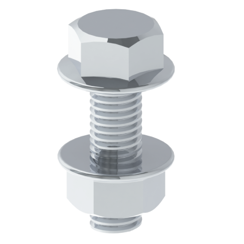 Perno Hexagonal M8x25 Acero Inox Bolsa 100 Un — Unex — Unex