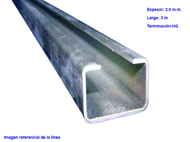 Perfil 42x42x3000x2.0mm (HG) 337411488 — Otras Marcas