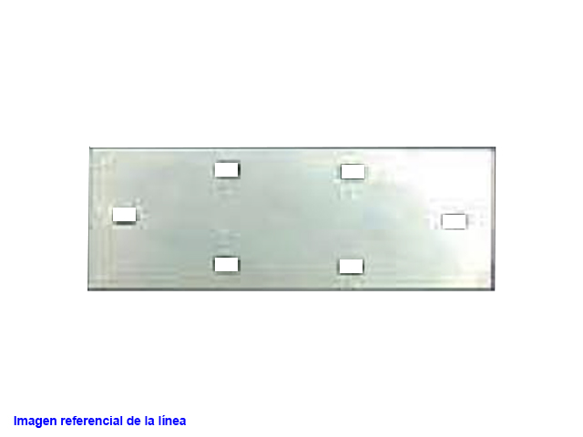 Eclisa Recta Para Escal Altura 100mm 2ZF0040100 — MJM — MJM