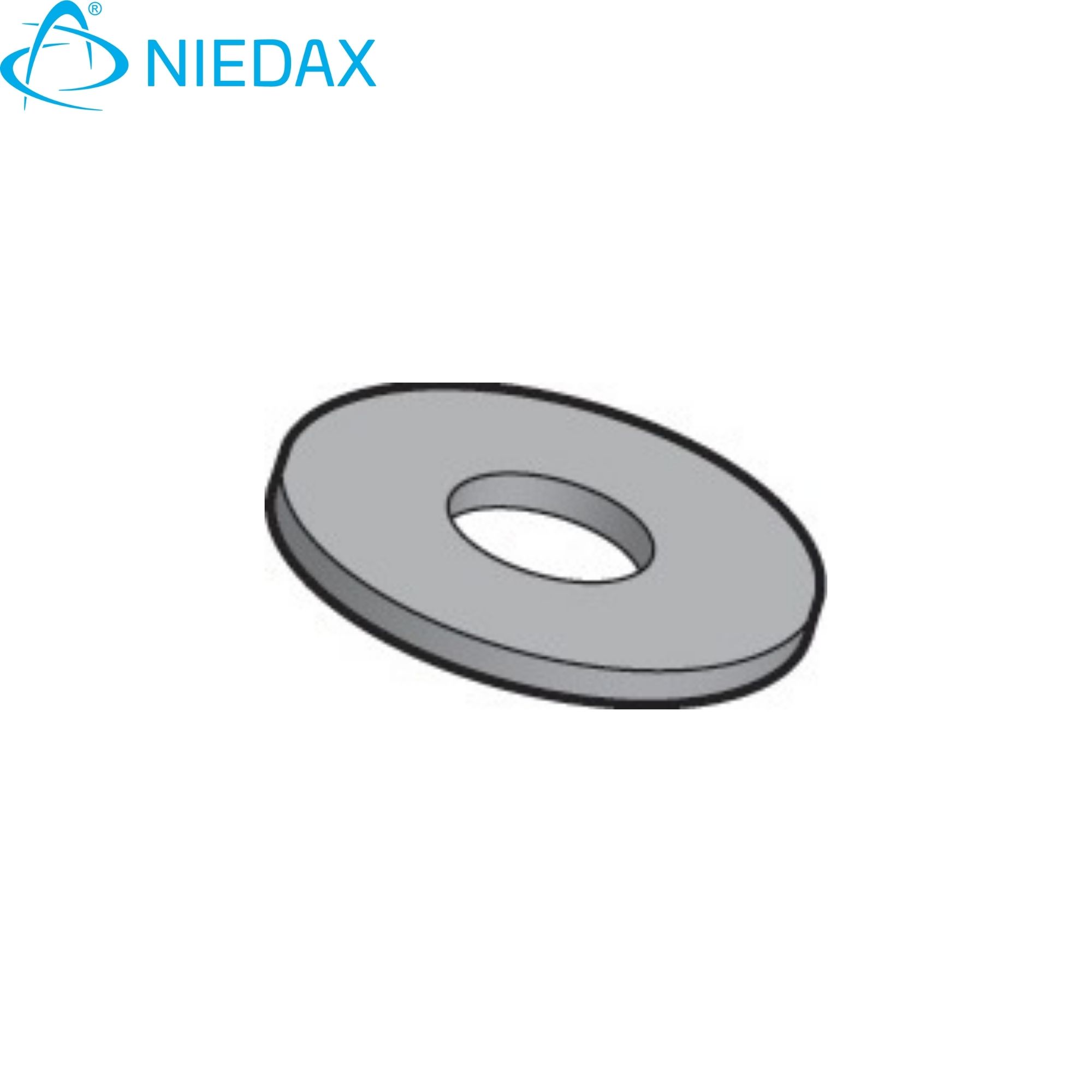 Ndx Golilla Plana M6 Hdg (SET100) 651024 — Niedax — Niedax