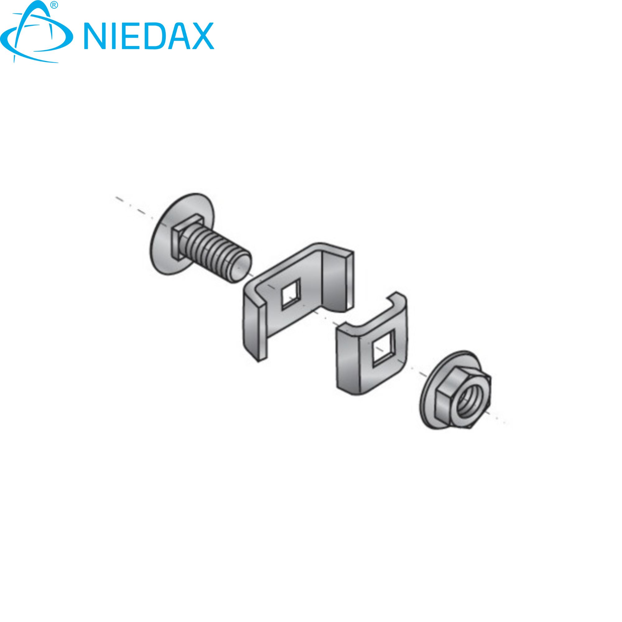 Perno Union Rapid Kit U20/U30 (G) (Set 50U) 552050 — Niedax — Niedax