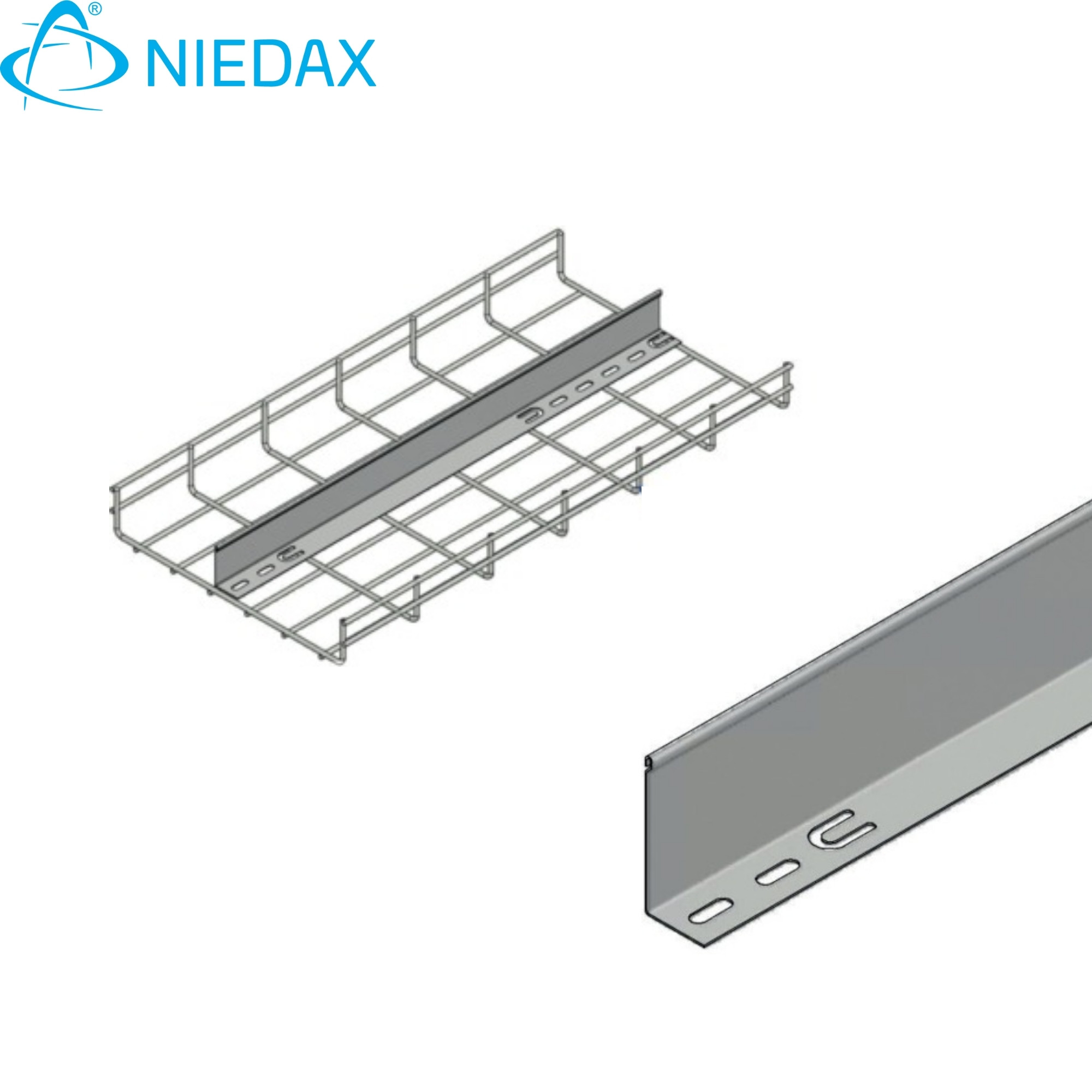 Divisor Canastillo 48x3000 (Hg) (X Tira 3MT) 548061 — Niedax — Niedax