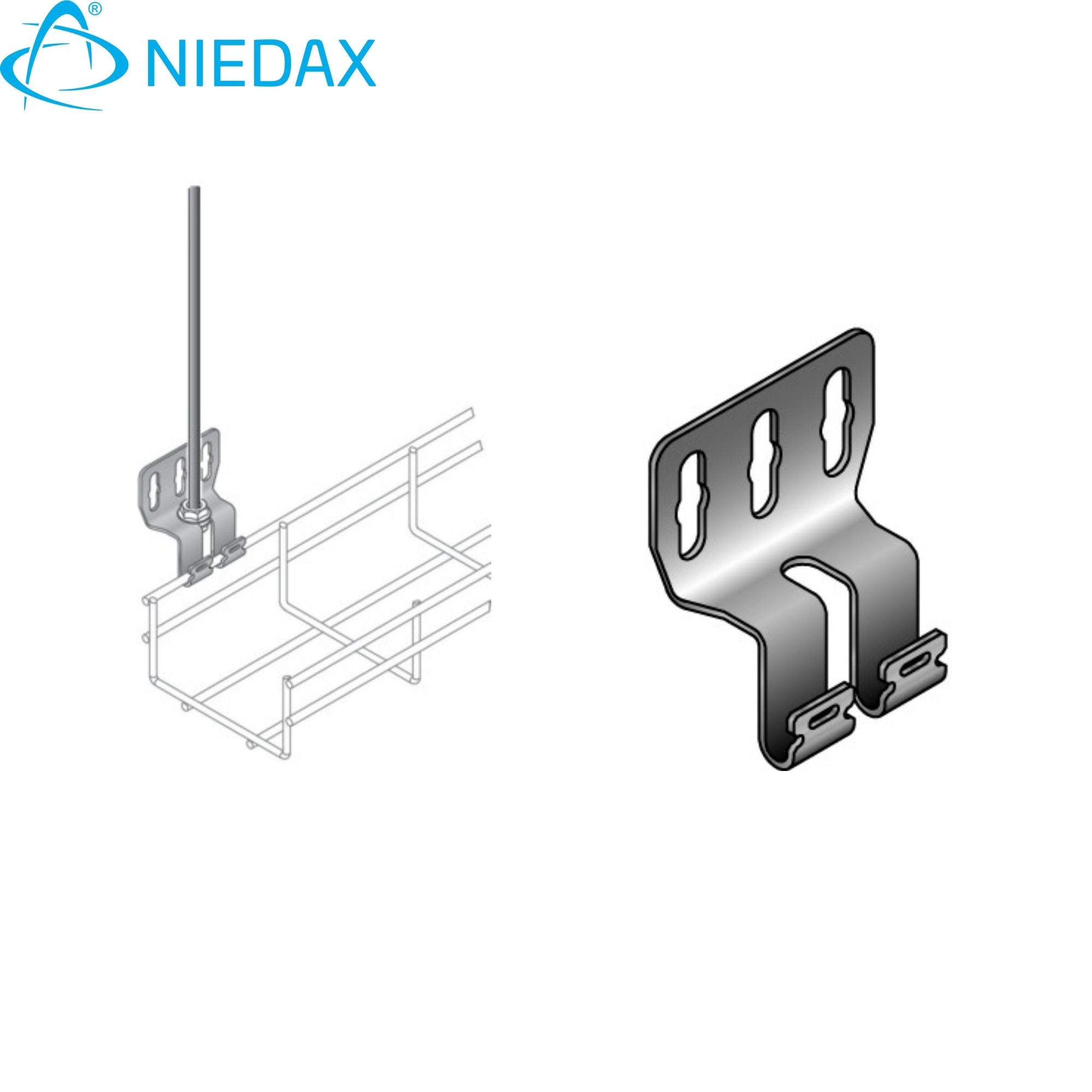 Soporte Colgante/pared SV50 (Zm) (Set 20U) 553141 — Niedax — Niedax