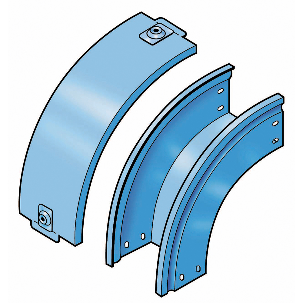 Plan Convexe 90° + Couvercle 100x75 Ral 5015 344485 P31-CHANGEMENT — Legrand — Legrand