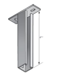 Soporte Colgante Strut 41x41/1500 Hdg Galvanizado Perforado 678424 — Niedax — Niedax