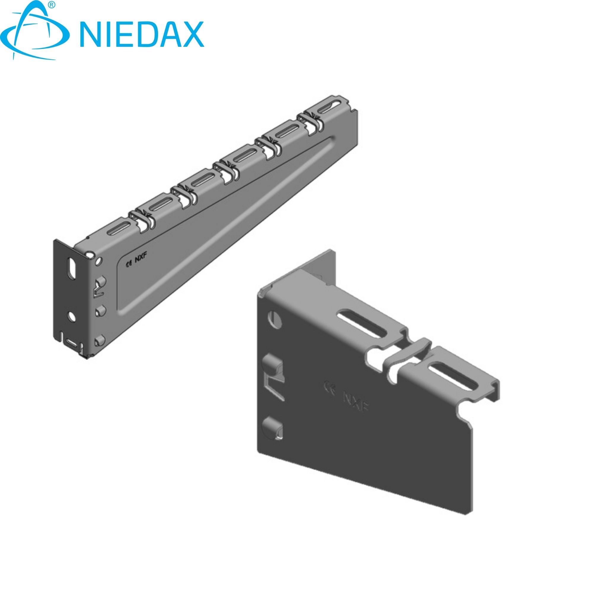 Soporte Muro Canastillo C100N (G), Montaje RAPIDO,90kg 757021 — Niedax — Niedax