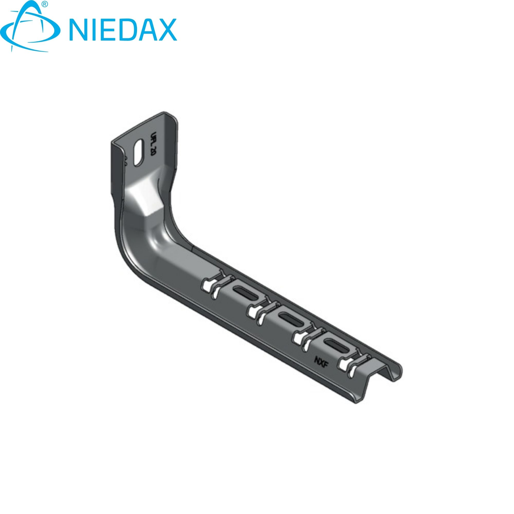 Soporte Muro 300mm Zm (Zn) 748005 — Niedax — Niedax