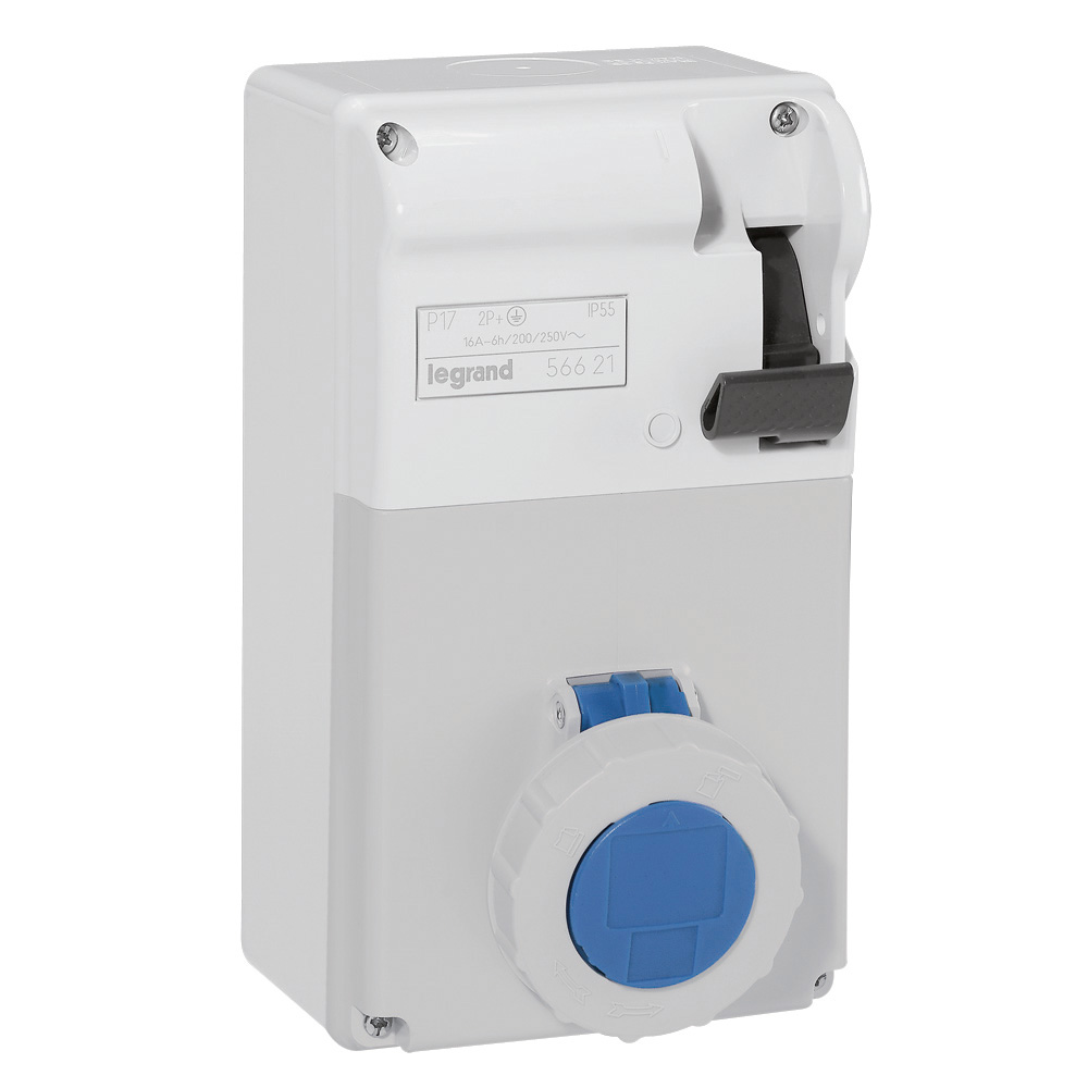 Caja Equipada con Toma 2P+T 16A 230V IP56 56621 — Legrand — Legrand