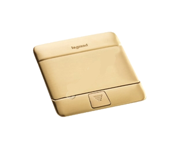 Caja Piso 3 Modulos Laton Pulido 54015 — Legrand — Legrand