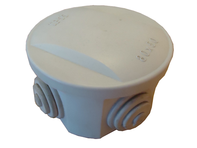 Caja Estanca 80x50mm Redonda 4 Salidas IP55 11230234 — FNX — FNX