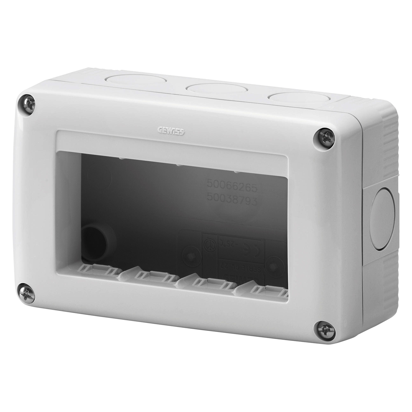 Caja Estanca 4 Modulos IP40 Libre de Halogeno GW27004 — Gewiss — Gewiss