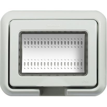 IDROBOX TAPA 3P LIGHT GRIS/RAL 24603 Bticino — BTicino