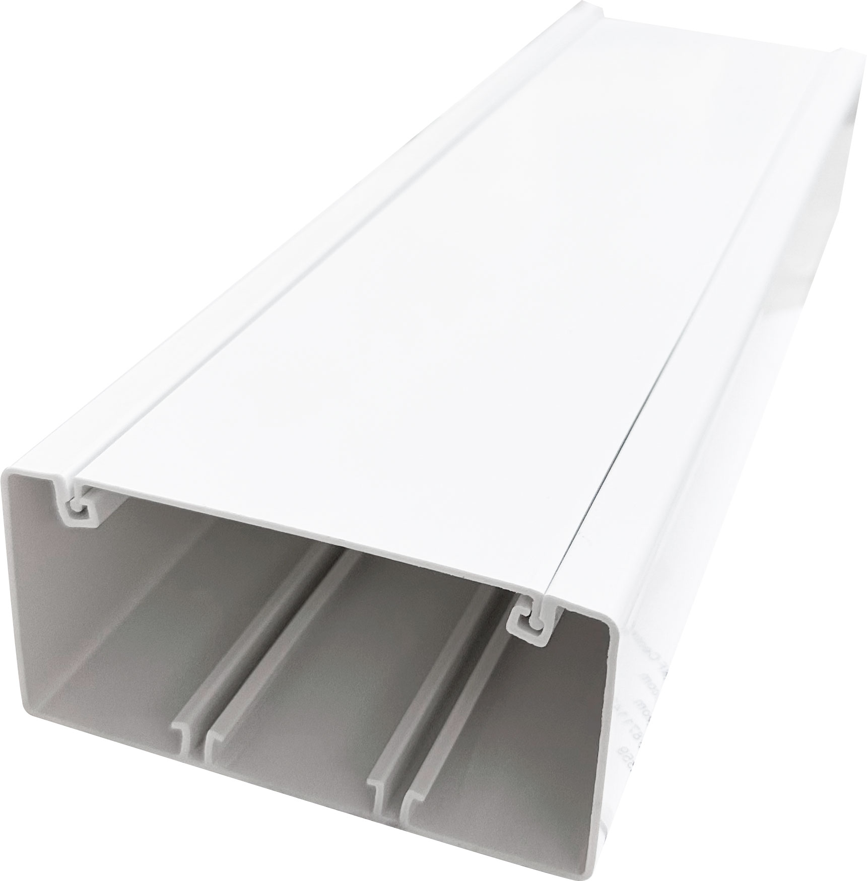 Bandeja PVC Blanca 100x50mm Con Tapa (X Tira 2MT) - 63803834 — FNX — FNX