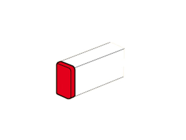 Angulo Tapa Final Dlp/zh 50x130mm Blanco 611743 — Legrand — Legrand
