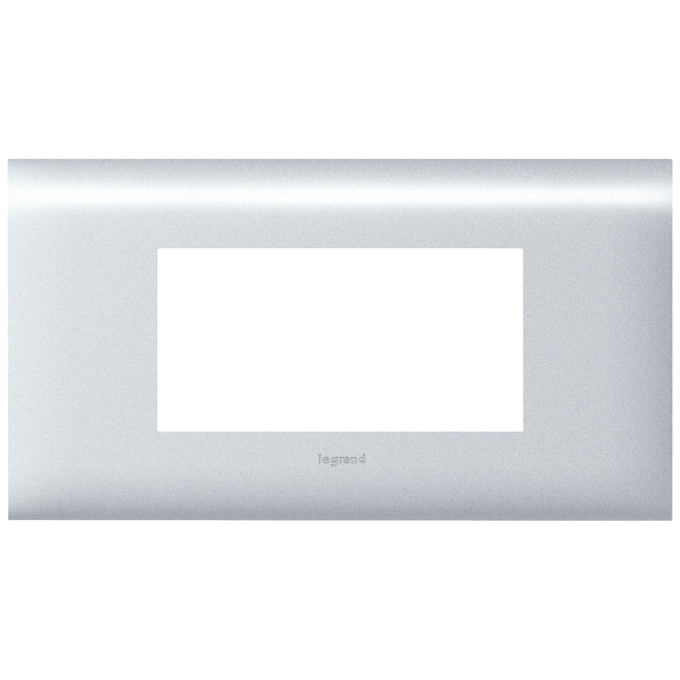 Marco Mosaico Dlp Aluminio 4 Modulos 11214 — Legrand — Legrand