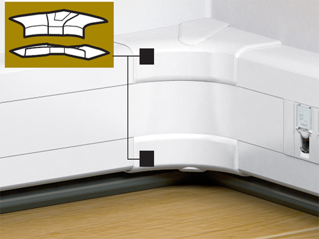 Angulo Interno Dlp Sanp On 50 X 105mm 75622 — Legrand — Legrand