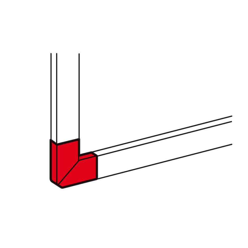 Angulo Plano Dlp/aluminio 105x50mm 11243 — Legrand — Legrand