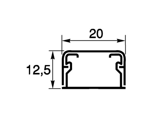 Tapa de Extremo-dlp Marron 20 X 12.5mm 31235 — Legrand — Legrand