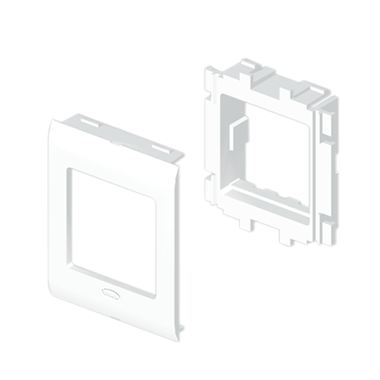 Adaptador Simple para Mosaic 45, Tapa 80mm, Color Blanco, en U43X 93609-42 — Unex — Unex
