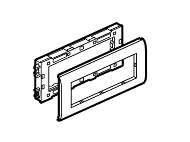 Placa y Soporte Mosaic Dlp Libre de Halogeno 611799 — Legrand — Legrand