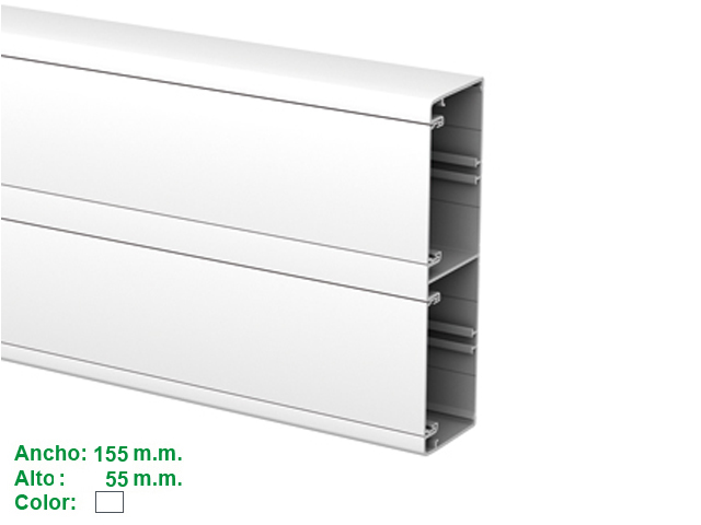 Bandeja PVC Blanca Inv 155x55 Con Tapa Xmt ISM11400P — Schneider Electric — Schneider Electric