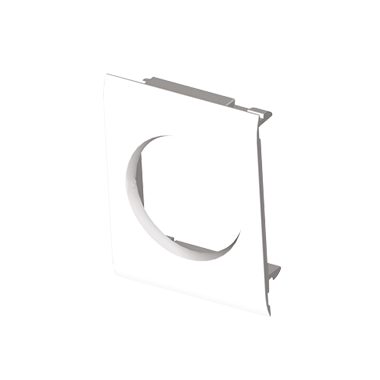 Adaptador Modular de Guia, Tapa 80mm, Color Blanco 51624-2 — Unex — Unex