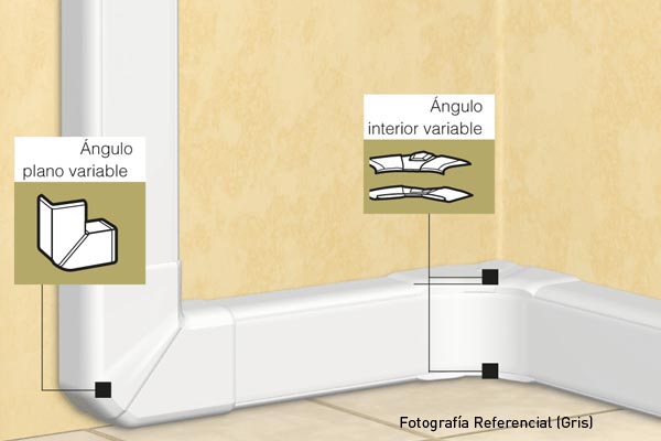 Angulo Interior Variable Dlp Profundidad 35mm 610601 — Legrand — Legrand