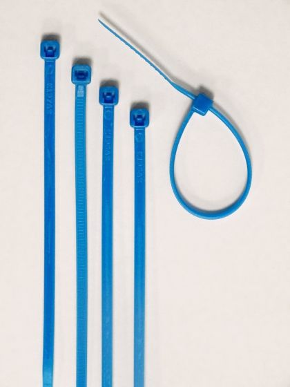 Amarra Plastica Prensa Cable 100x2.5mm 100 Unidades Azul 35251034 — FNX — FNX