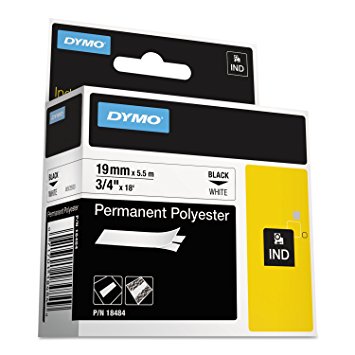 Cinta Polies Perm 19mm X 5.5M Fondo Bl/texto Ne Para Rhino 4200-6000 18484 (49304136) — Otras Marcas