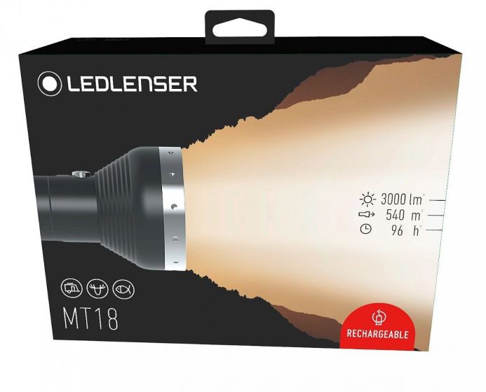Linterna Mano Recargable MT18: 3000 Lu ESN1630481791 — Ledlenser — Ledlenser