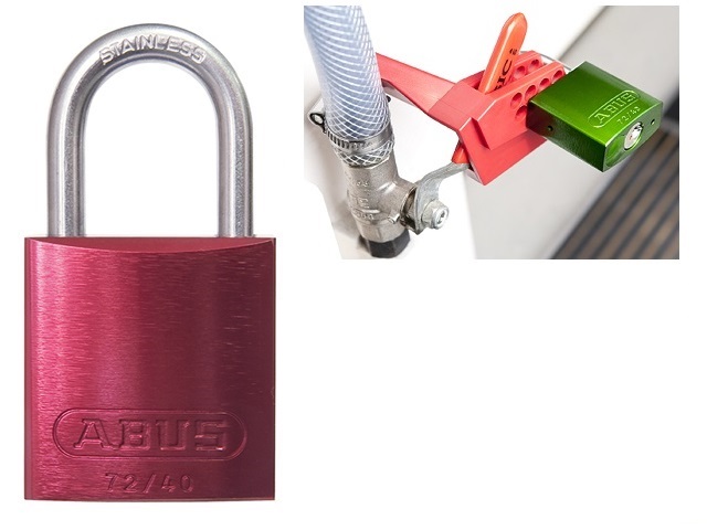 Candado Bloqueo al Anod Arco 26mm Rojo 06256-8 — Abus — Abus