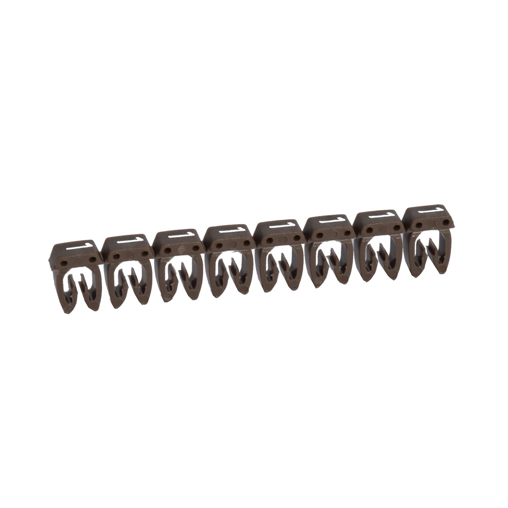 Marca CAB3 1.5-2.5mm 1 Cafe Tira 30U. 38221 — Legrand — Legrand