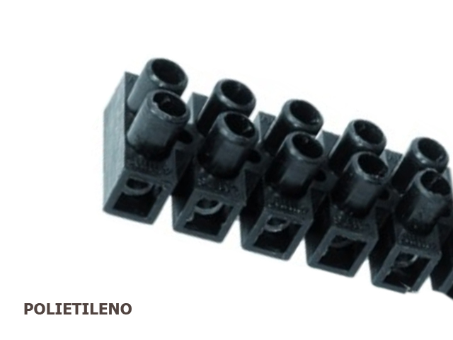 Regleta Conex Negra PE 4mm 3AMP 3421134 — FNX — FNX