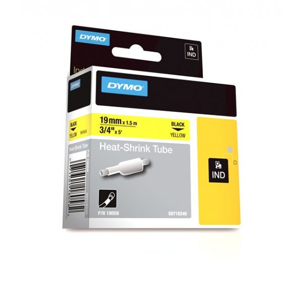 Cinta Termocont 19mm X 1.5M Fondo Am/texto Ne Para Rhino 4200-6000 18058 (49116136) — Otras Marcas