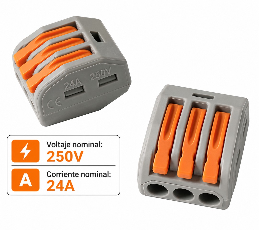 Conector Empalme Rapido 3 Entradas X5U 178518634 — FNX — FNX