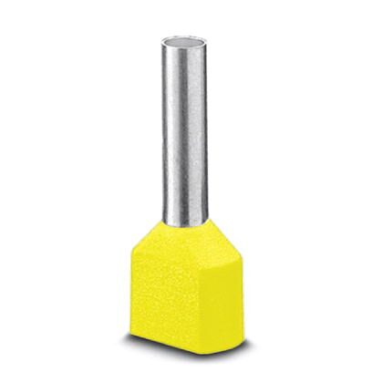 Pc Ferrule Doble 10AWG/6mm² Amarillo 25mm X Bolsa 100 Unidades 3201013 — Phoenix Contact — Phoenix Contact