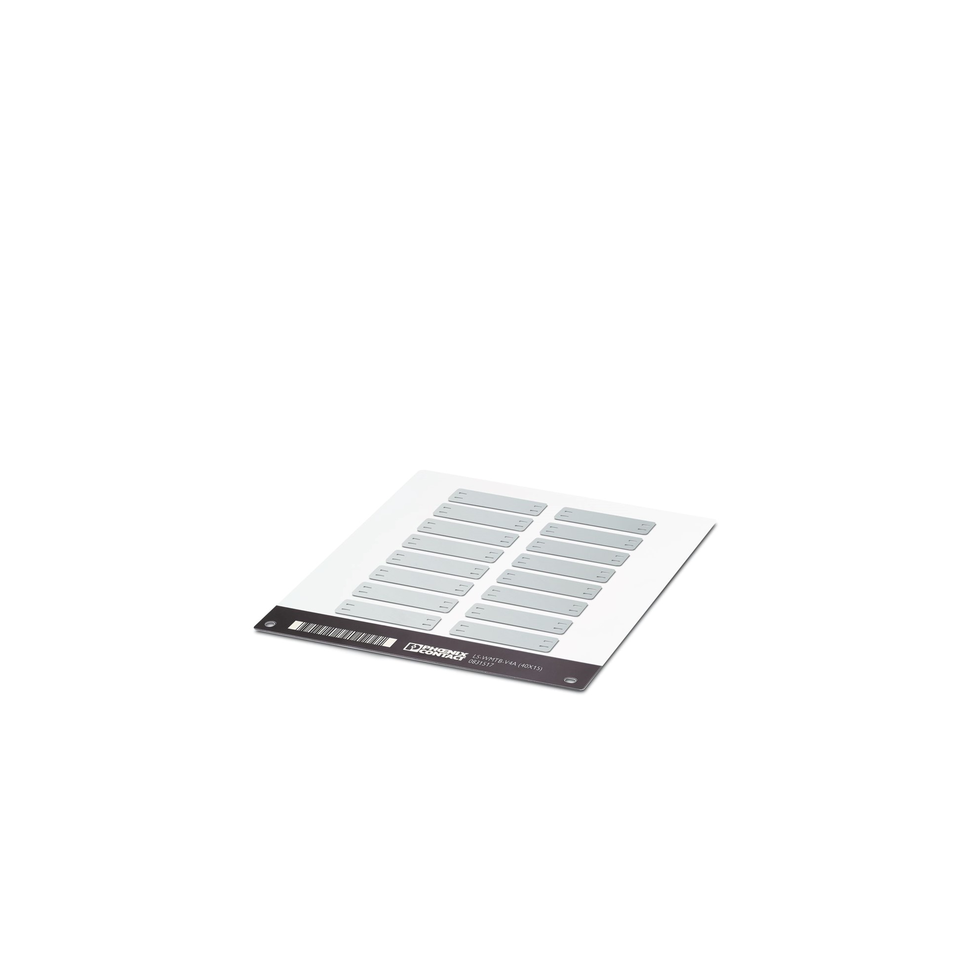 Pc Marca No/adh Acero Inox 40x15mm PLACA/16UN Plateado 831517 — Phoenix Contact — Phoenix Contact